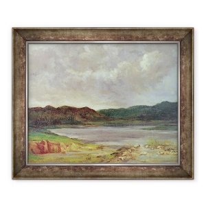 Tablou inramat - Gustave Courbet - Lacul Negru, 50 x 60 cm