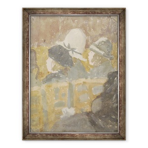 Tablou inramat - Gwen John - Fete intr-o biserica, 70 x 90 cm