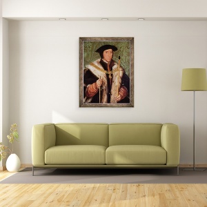 Tablou inramat - Hans Holbein the Younger - Portret De Thomas Howard, 60 x 80 cm - Img 2