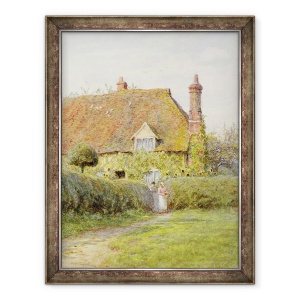 Tablou inramat - Helen Allingham - Cabana Floarea, 60 x 80 cm
