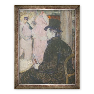Tablou inramat - Henri de Toulouse-Lautrec - Maxime Dethomas, 60 x 80 cm