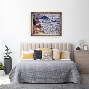 Tablou inramat - Henri-Edmond Cross - Marea Undulatoare, 70 x 90 cm - Img 3