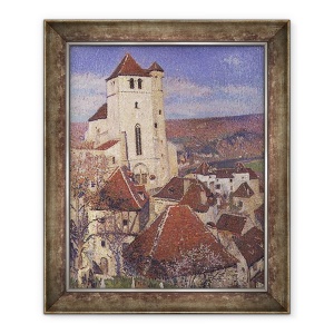 Tablou inramat - Henri Martin - St. Cirq Lapopie, 50 x 60 cm