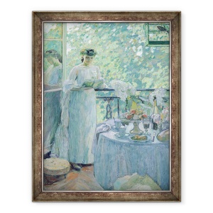 Tablou inramat - Henri Ottmann - Femeie pe balcon, 70 x 90 cm
