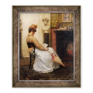 Tablou inramat - Henry John Hudson - Scrisoarea, 50 x 60 cm