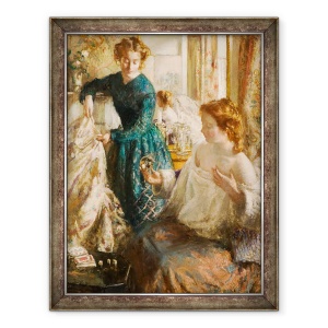 Tablou inramat - Henry Tonks - Gazerele de Cristal, 60 x 80 cm