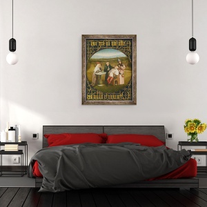 Tablou inramat - Hieronymus Bosch - Vindecarea nebuniei, 70 x 90 cm - Img 3