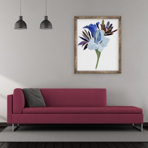 Tablou inramat - Hiroyuki Izutsu - Gladiole Aranjate, 50 x 60 cm - Img 2