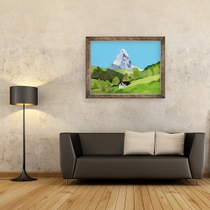 Tablou inramat - Hiroyuki Izutsu - Zermatt, Elvetia,2015, 60 x 80 cm - Img 2