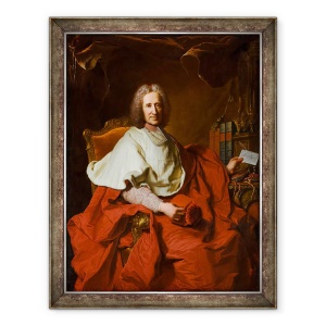 Tablou inramat - Hyacinthe Francois Rigaud - Cardinalul Guillaume Dubois, 60 x 80 cm