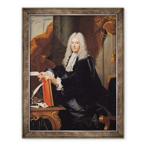 Tablou inramat - Hyacinthe Rigaud - Portretul lui Philibert Orry 1689-1747, 60 x 80 cm