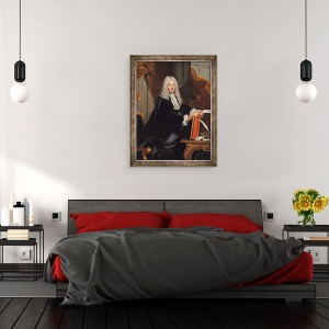 Tablou inramat - Hyacinthe Rigaud - Portretul lui Philibert Orry 1689-1747, 60 x 80 cm - Img 2