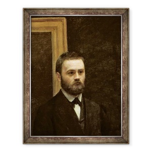 Tablou inramat - Ignace Henri Jean Fantin-Latour - Studio la Batignolles I, 60 x 80 cm