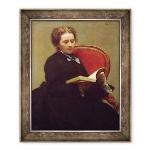 Tablou inramat - Ignace Henri Jean Fantin-Latour - Victoria Dubourg 1840-1926 1873, 50 x 60 cm
