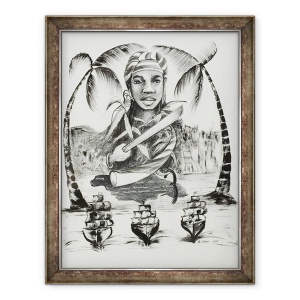 Tablou inramat - Ikahl Beckford - Dadaca de Maroon, 70 x 90 cm