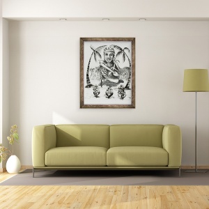 Tablou inramat - Ikahl Beckford - Dadaca de Maroon, 70 x 90 cm - Img 2