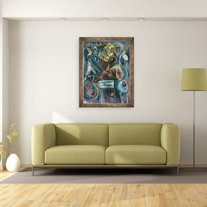 Tablou inramat - Ikahl Beckford - Gem de perle I, 70 x 90 cm - Img 2