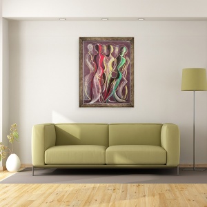 Tablou inramat - Ikahl Beckford - Miscarea, 70 x 90 cm - Img 2