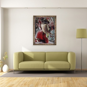 Tablou inramat - Ikahl Beckford - Profilare, 70 x 90 cm - Img 2