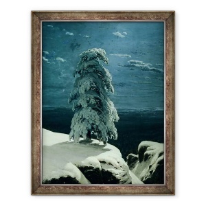 Tablou inramat - Ivan Ivanovich Shishkin - in Nordul Salbatic, 70 x 90 cm