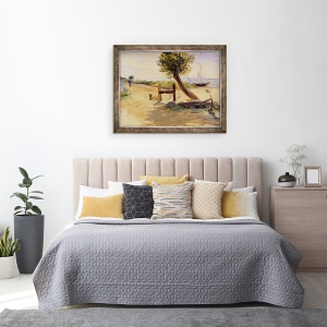 Tablou inramat - Jacob Gensler - Bancile Elbe, 70 x 90 cm - Img 3