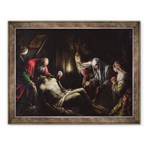 Tablou inramat - Jacopo Bassano - Depozitia, 70 x 90 cm