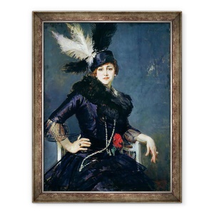 Tablou inramat - Jacques-Emile Blanche - Gilda Darthy, 60 x 80 cm