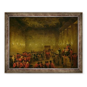 Tablou inramat - Jacques Henri Sablet - 18 Brumaire An VIII, 70 x 90 cm