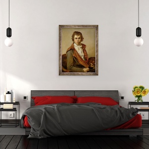 Tablou inramat - Jacques Louis David - Autoportret, 70 x 90 cm - Img 3