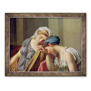 Tablou inramat - Jacques Louis David - Juramantul lui Horatii II, 60 x 80 cm