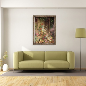 Tablou inramat - Jan Frans van Dael - Mormantul lui Julie, 60 x 80 cm - Img 2