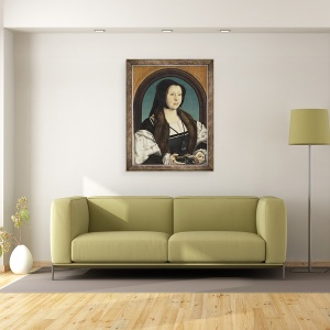Tablou inramat - Jan Gossaert - Portret De Anna de Berghes, 60 x 80 cm - Img 2