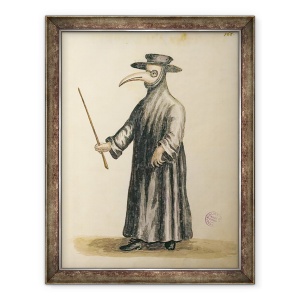 Tablou inramat - Jan van Grevenbroeck - Doctor venetian in timpul ciumei, 60 x 80 cm