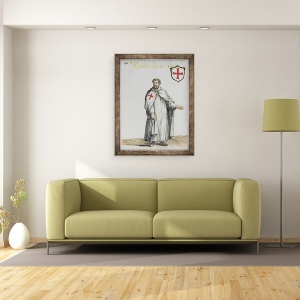 Tablou inramat - Jan van Grevenbroeck - Un templier venetian, 60 x 80 cm - Img 2