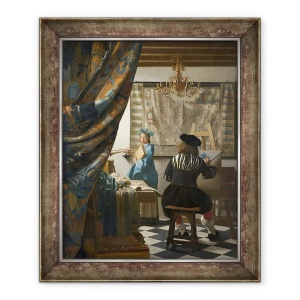 Tablou inramat - Jan Vermeer - Studioul artistului, 70 x 85 cm