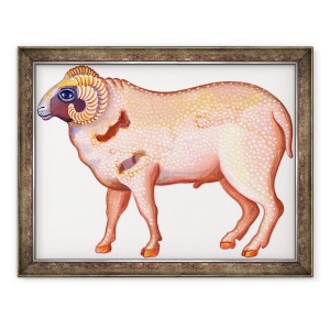 Tablou inramat - Jane Tattersfield - Berbec Berbec, 1996, 70 x 90 cm