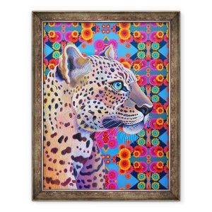 Tablou inramat - Jane Tattersfield - Leopard, 2018, 60 x 80 cm