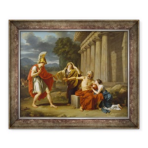 Tablou inramat - Jean-Antoine-Théodore Giroust - Oedip la Colonus, 70 x 85 cm