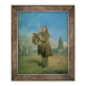 Tablou inramat - Jean Antoine Watteau - Savoyard cu un Marmot, 50 x 60 cm