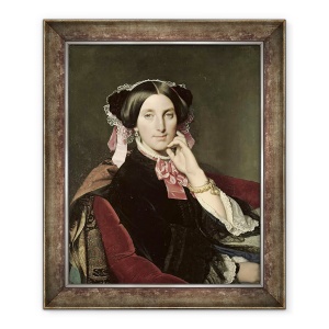Tablou inramat - Jean Auguste Dominique Ingres - Doamna Gonse, 70 x 85 cm