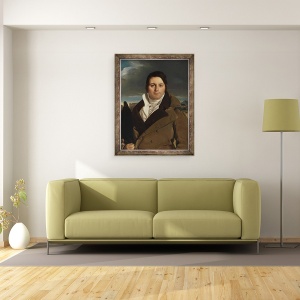 Tablou inramat - Jean Auguste Dominique Ingres - Joseph-Antoine Moltedo, 60 x 80 cm - Img 2
