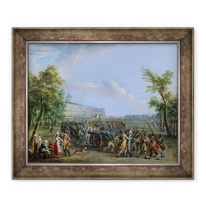 Tablou inramat - Jean-Baptiste Lallemand - Jaful invalizilor, 70 x 85 cm