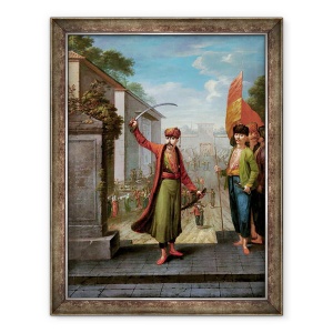 Tablou inramat - Jean Baptiste Vanmour - Patrona Halil, 70 x 90 cm