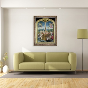 Tablou inramat - Jean Bellegambe the Elder - Baia mistica a sufletelor, 60 x 80 cm - Img 2