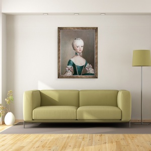 Tablou inramat - Jean-Etienne Liotard - Marie Antoinette, 60 x 80 cm - Img 2