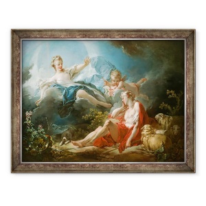 Tablou inramat - Jean-Honore Fragonard - Diana si Endymion, 70 x 90 cm