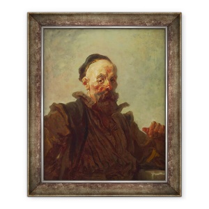 Tablou inramat - Jean-Honore Fragonard - Portret De Barbat in Costum Spaniola, 50 x 60 cm