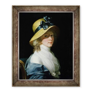 Tablou inramat - Jean Laurent Mosnier - Portret De Frau Senator Elisabeth Hudtwalcker, nee Moller 1752-1804, 50 x 60 cm