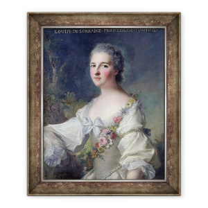 Tablou inramat - Jean-Marc Nattier - Louise-Henriette-Gabrielle de Lorraine 1718-88 Printesa de Turenne si Ducesa de Bouillon, 50 x 60 cm
