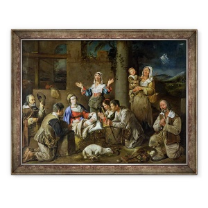 Tablou inramat - Jean Michelin - Adorarea Pastorilor, 60 x 80 cm